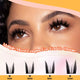 Clear Band Lash Clusters Lightweight