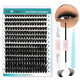 GEMERRY DIY Lash Extension Kit for Beginners 280 PCS Individual Lash Cluster Kit 0.07D 10-18 MIX Eyelash Extension Kit Lash Glue for Eyelash Extensions(80D-0.07D,10-18MIX-KIT)(80D-0.07D,10-18MIX-KIT) - GEMERRY