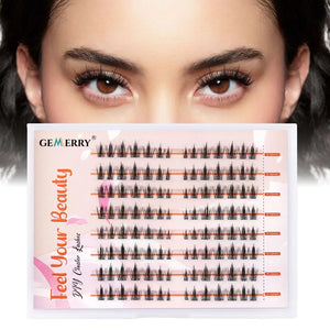 Invisible Lash Clusters Natural and Wispy