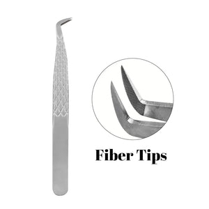 LW01 Fiber Tips Tweezes for Eyelash Extensions - GEMERRY