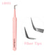 LW05 90°Lash Tweezers Fiber Tips - GEMERRY