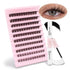 MHL08 Natural Cluster Lashes With Bond and Seal