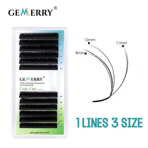 Set-Already Hybrid Easy Fan Lashes 2D/3D Effect Fluffy Lashes