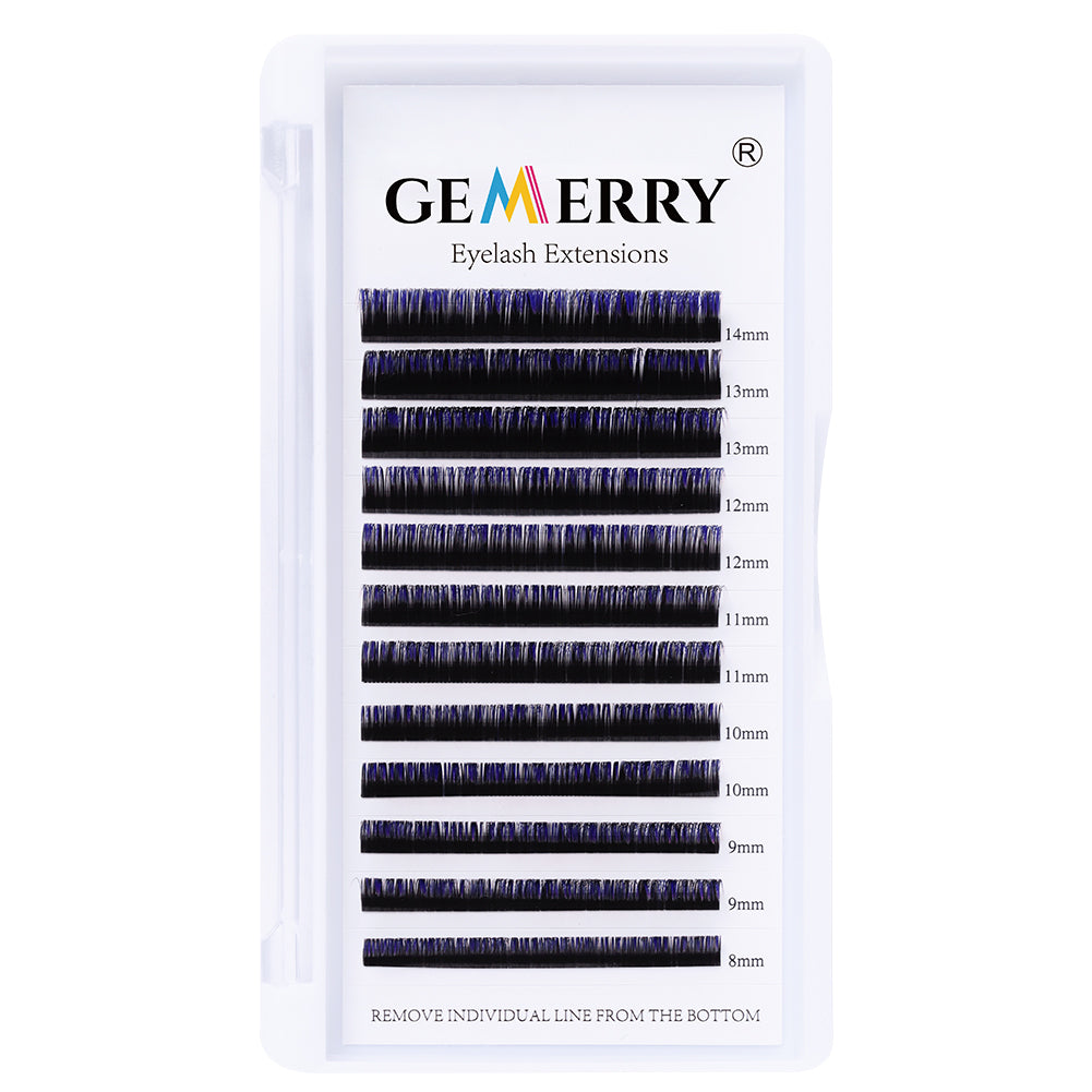 Ombre Colorful Individual Eyelash Extensions – GEMERRY