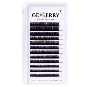 Ombre Colorful Individual Eyelash Extensions - GEMERRY