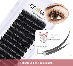 Ellipse Flat Eyelash Extensions - GEMERRY