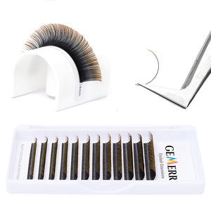Ombre Colorful Individual Eyelash Extensions - GEMERRY