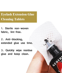 Eyelash Extension Glue Wipes 170pcs - GEMERRY