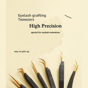Black Gold Eyelash Extensions Tweezers - GEMERRY