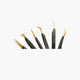 Black Gold Eyelash Extensions Tweezers - GEMERRY