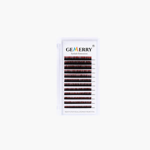 Ombre Colorful Individual Eyelash Extensions - GEMERRY