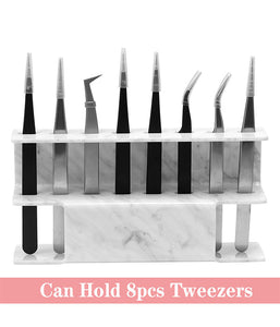 Tweezers Holder Stand White/Black/Marbling - GEMERRY